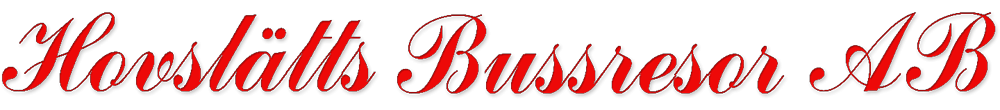 Logo: Hovslätts Bussresor